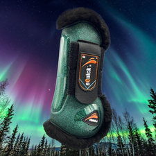 eLight Sparkling Pine Front Fluffy Boots by eQuick