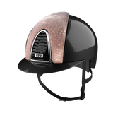 Riding Helmet Cromo 2.0 Shine Black - Pink Galassia Front by KEP