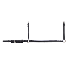 Patent Cover Soft Shaped Crank Noseband with White Lining by Equiline