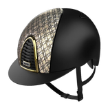 Riding Helmet Cromo 2.0 Textile Black - Circus Gold by KEP Italia