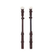 Rounded Cheek Pieces Two Ties by Equiline