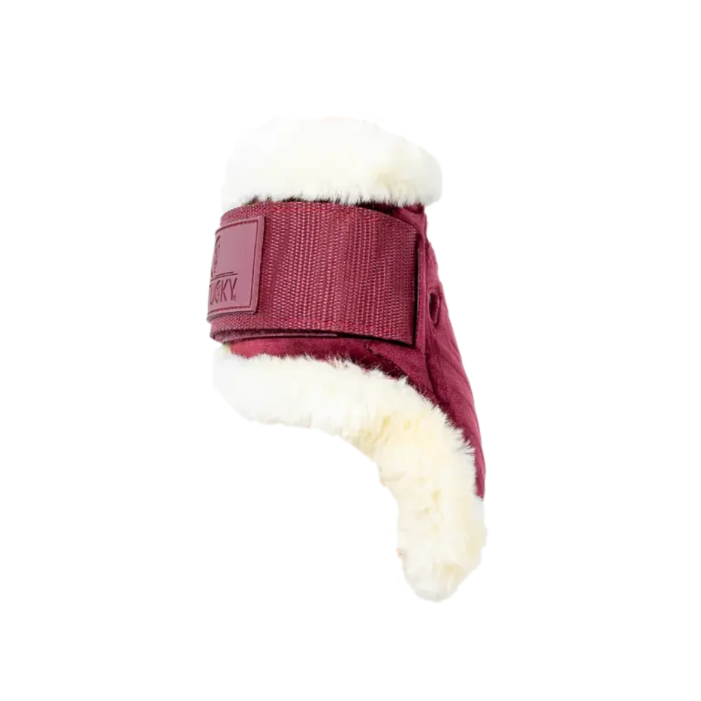 Vegan Sheepskin Young Horse Fetlock Boots Velvet by Kentucky