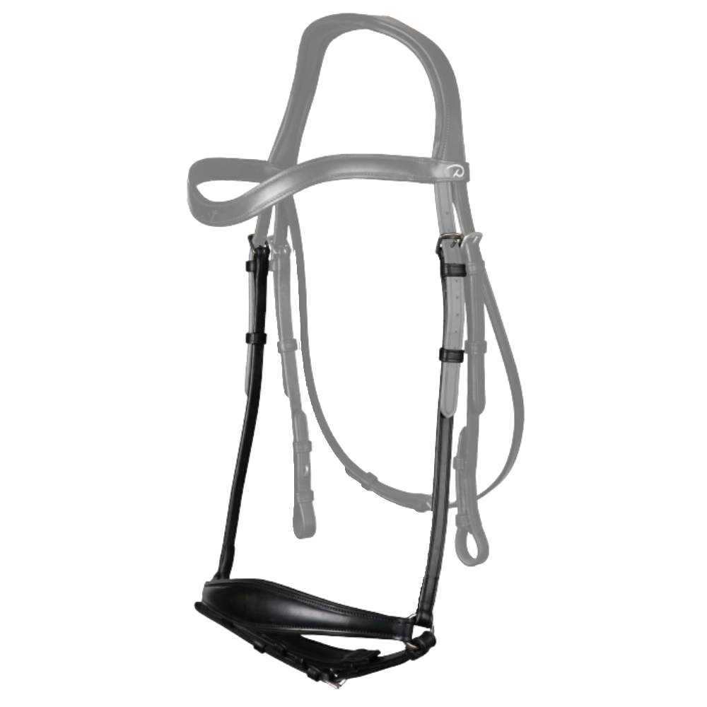 Dy'on New English Dressage Matt Drop Noseband with Pull Back NE04Q