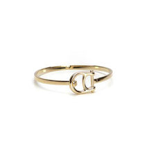 Stirrup Brass Bracelet by Makebe